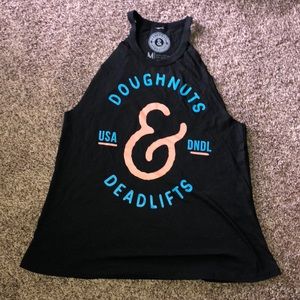 doughnuts and deadlifts Tops - Doughnuts and Deadlifts tank doughnuts and deadlifts Tops - Doughnuts and Deadlifts tank